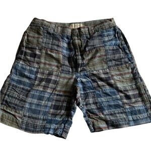 Men's Vintage J. Crew Madras Patchwork Shorts